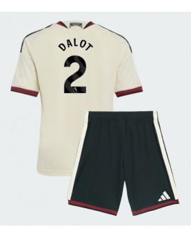 Manchester United Diogo Dalot #2 Maglia Gara Terza Repliche 2026-27 Bambino Maniche Corte Manchester United Diogo Dalot #2 Maglia Gara Terza Repliche 2026-27 Bambino Maniche Corte